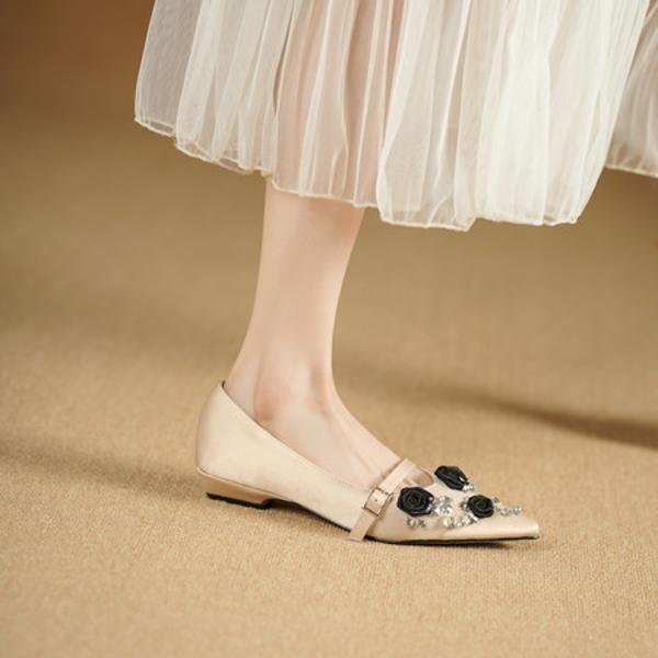 Exquisite Handcrafted Leather Women's Shoes for Elegant Luxury(Echengdu2533)