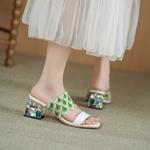 Elegantly Crafted Genuine Leather Handcrafted Women's Shoes for Luxury Existence(Echengdu2535)