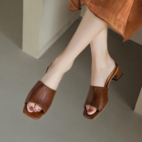 Handcrafted Luxury Leather Women’s Shoes - Elegance Redefined(EchengduXY1082)