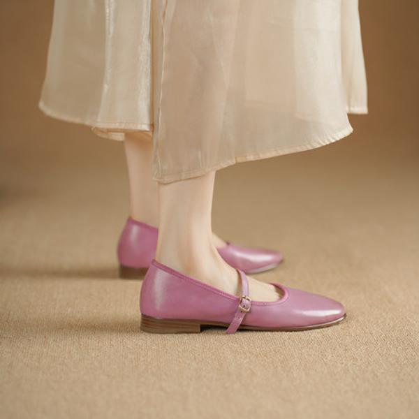 Exquisite Handcrafted Leather Women's Shoes: Luxury Meets Elegance(Echengdu2548)