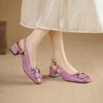 Handcrafted Genuine Leather Women’s Shoes: Elegant Luxury and Craftsmanship(Echengdu2546)