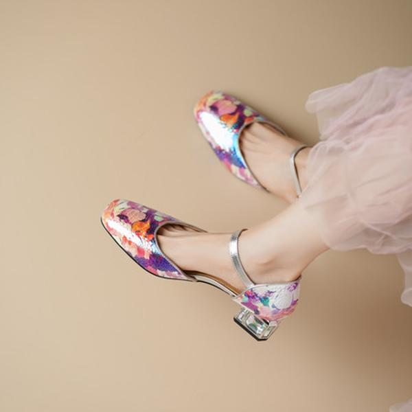 Elegant Handcrafted Leather Women's Shoes for Luxury Style(Echengdu2551)