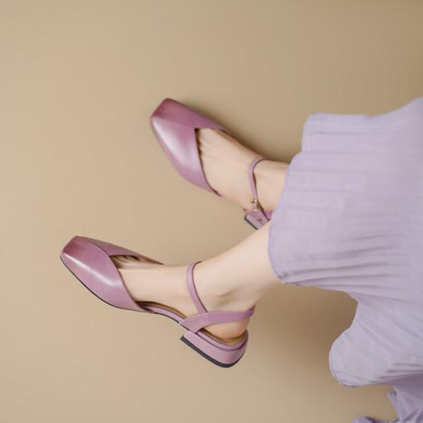 Handcrafted Luxury Leather Women's Shoes with Exquisite Craftsmanship(Echengdu2555)