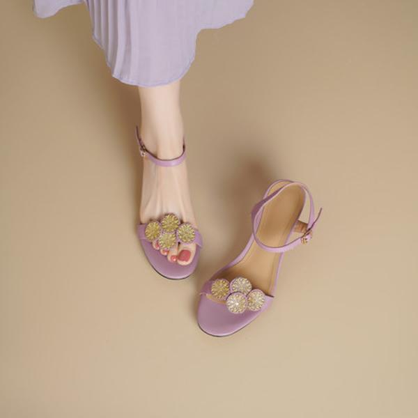 Elegant Handcrafted Leather Women's Shoes - Luxurious Quality(Echengdu2554)