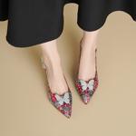 Luxurious Handcrafted Genuine Leather Women's Shoes - Elegant Craftsmanship(Echengdu2559)