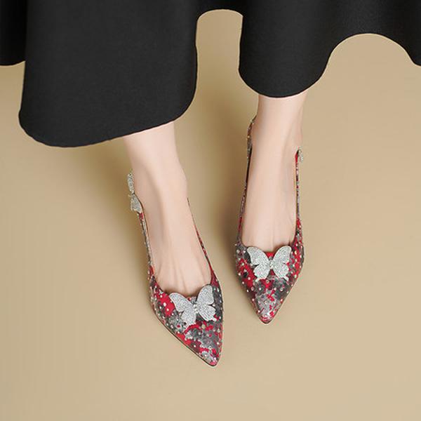 Luxurious Handcrafted Genuine Leather Women's Shoes - Elegant Craftsmanship(Echengdu2559)