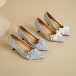 Exquisite Handcrafted Leather Women's Shoes for Luxurious Elegance(Echengdu2560)