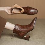Elegant Handcrafted Leather Women's Shoes: Luxury Craftsmanship & Quality(Echengdu2568)