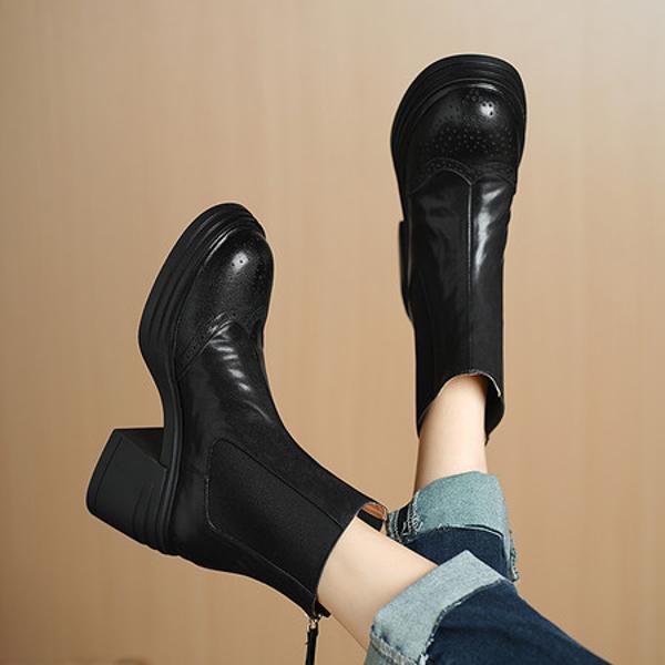 Handcrafted Leather Women's Shoes: Elegance in Every Stitch(Echengdu2561)