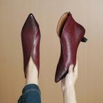 Elegantly Crafted Genuine Leather Handcrafted Women’s Shoes(Echengdu2575)