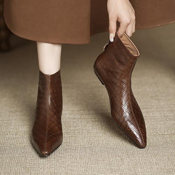 Exquisite Handcrafted Leather Women's Shoes - Luxurious Elegance(Echengdu2569)