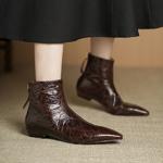 Handcrafted Luxury Genuine Leather Women's Shoes: Exquisite Quality & Elegance(Echengdu2570)