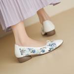 Exquisite Handcrafted Genuine Leather Women's Shoes - Luxurious Elegance(Echengdu2584)