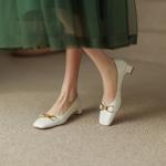 Exquisite Handcrafted Leather Women's Shoes: Luxury, Elegance, and Quality(EcqiH-95)