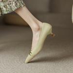 Elegant Handcrafted Leather Women's Shoes of Luxury Quality(EcqiH-158)