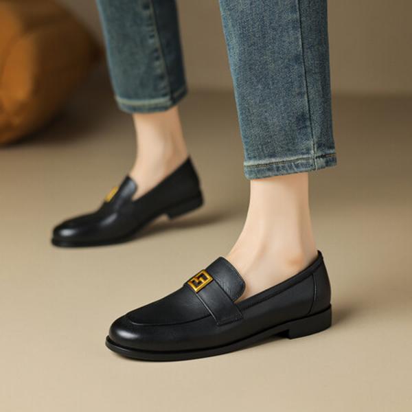 Exquisite Handcrafted Leather Women's Shoes: Timeless Elegance(EcqiH-1766)