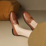 Exquisite Handcrafted Leather Women's Shoes: Timeless Elegance(EcqiH-1766)