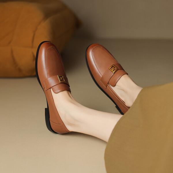 Exquisite Handcrafted Leather Women's Shoes: Timeless Elegance(EcqiH-1766)