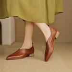 Elegant Handcrafted Leather Women's Shoes - Luxury Artistry and Quality(EcqiH-2608)