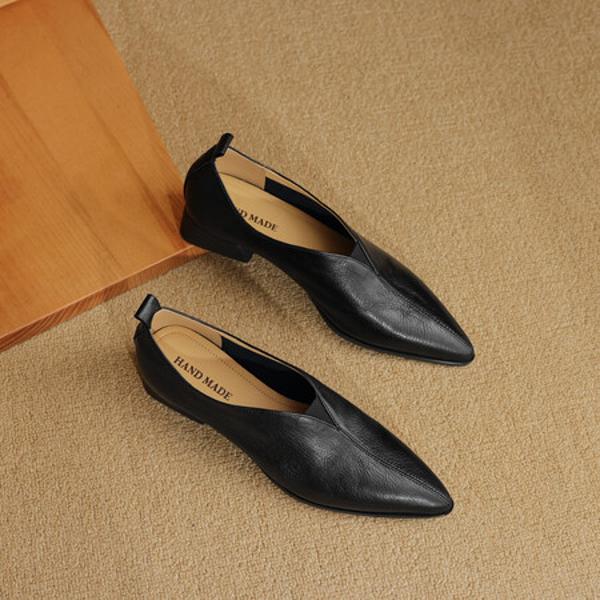 Elegant Handcrafted Leather Women's Shoes - Luxury Artistry and Quality(EcqiH-2608)