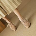 Elegant Handmade Genuine Leather Women's Shoes – Luxurious Craftsmanship(EcqiH-2619)