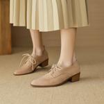 Elegant Handmade Genuine Leather Women's Shoes – Luxurious Craftsmanship(EcqiH-2619)