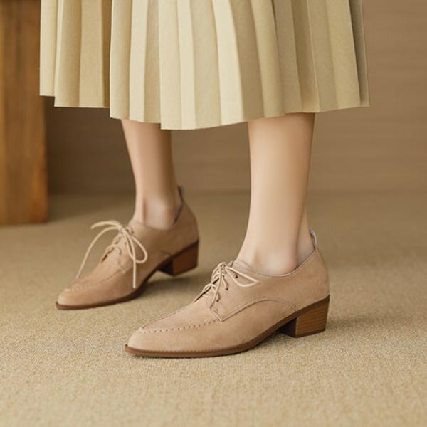 Elegant Handmade Genuine Leather Women's Shoes – Luxurious Craftsmanship(EcqiH-2619)