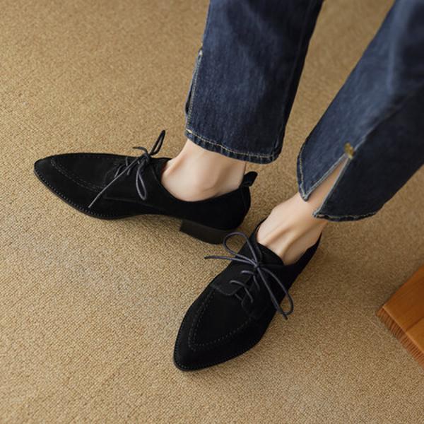 Elegant Handmade Genuine Leather Women's Shoes – Luxurious Craftsmanship(EcqiH-2619)