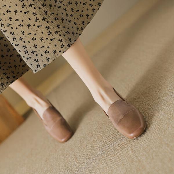 Handcrafted Leather Women's Shoes: Exquisite Elegance & Luxurious Quality(EcqiH-2622)