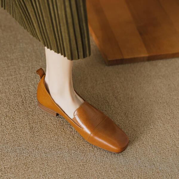 Handcrafted Leather Women's Shoes: Exquisite Elegance & Luxurious Quality(EcqiH-2622)