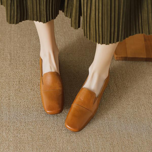 Handcrafted Leather Women's Shoes: Exquisite Elegance & Luxurious Quality(EcqiH-2622)