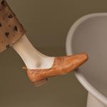 Handcrafted Leather Women’s Shoes: Elegant Luxury(EcqiH-2621)