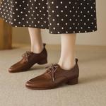 Elegant Handmade Leather Women's Shoes: Luxury Craftsmanship & Quality(EcqiH-2639)