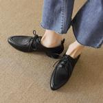 Elegant Handmade Leather Women's Shoes: Luxury Craftsmanship & Quality(EcqiH-2639)