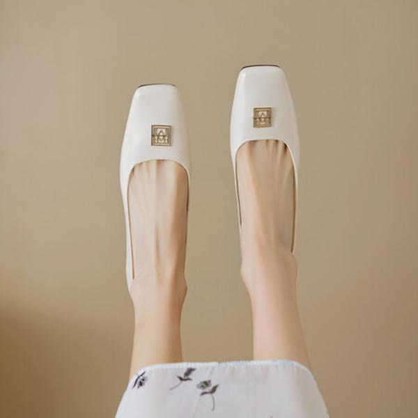 Elegant Handmade Leather Women's Shoes: Luxury Craftsmanship(EcqiH-2678)