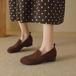 Handcrafted Luxury Leather Women's Shoes: Timeless Elegance Redefined(EcqiH-2703)