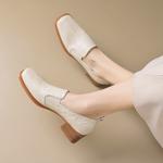 Elegant Handmade Leather Women's Shoes of Luxury Craftsmanship(EcqiH-2695)