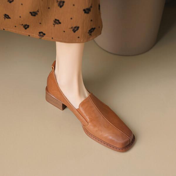 Elegant Handmade Leather Women's Shoes of Luxury Craftsmanship(EcqiH-2695)