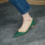 Exquisite Handcrafted Leather Women's Shoes: Luxury, Elegance, and Superior Craftsmanship(EcqiH-5026)