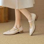 Handcrafted Luxury Leather Women’s Shoes – Elegant Craftsmanship and Quality(EcqiH-2718)