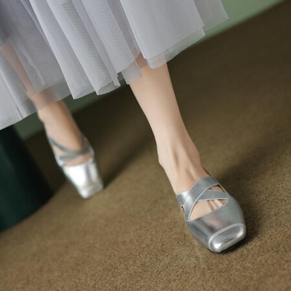 Handcrafted Luxury Leather Women's Shoes: Elegance Redefined(EcqiH-1805)