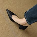 Luxurious Handcrafted Leather Women's Shoes: Elegance Meets Artisan Quality(EcqiH-2725)