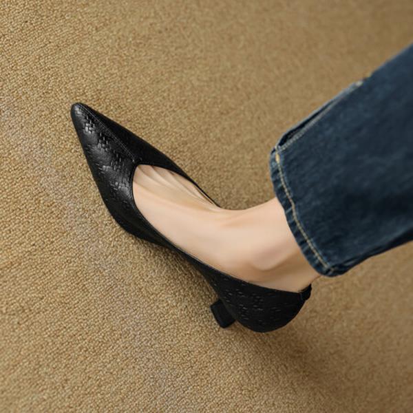 Luxurious Handcrafted Leather Women's Shoes: Elegance Meets Artisan Quality(EcqiH-2725)