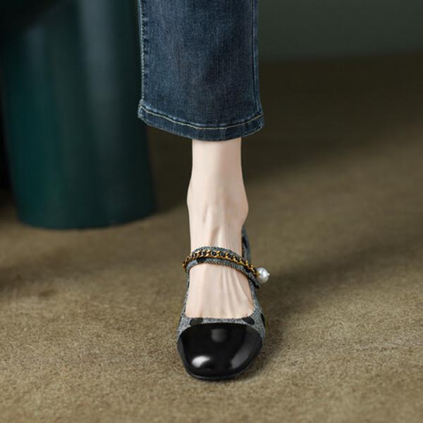 Handcrafted Luxury Leather Women's Shoes: Elegant Craftsmanship & Quality(EcqiHQ-531)