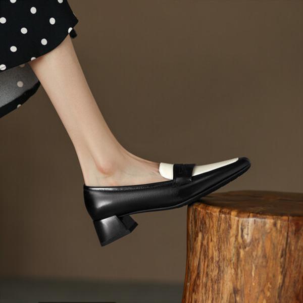 Elegant Handcrafted Leather Women’s Shoes - Luxury Craftsmanship(EcqiH-890)