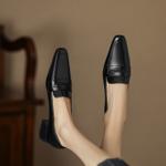 Elegant Handcrafted Leather Women’s Shoes - Luxury Craftsmanship(EcqiH-890)