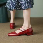 Handcrafted Genuine Leather Women's Shoes - Elegant Luxury Quality(EcqiH-1739)