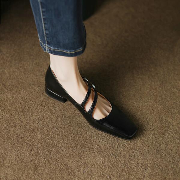 Handcrafted Genuine Leather Women's Shoes - Elegant Luxury Quality(EcqiH-1739)