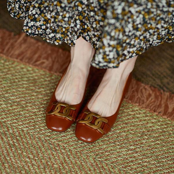 Exquisite Handcrafted Leather Women’s Shoes: Luxury Elegance(EcqiZ-376)