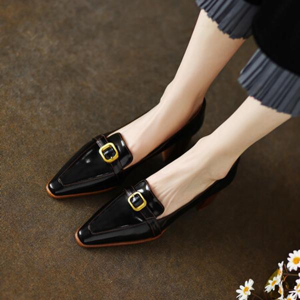 Handcrafted Luxury Leather Women's Shoes - Elegant Artisan Quality(EcqiHL-876)